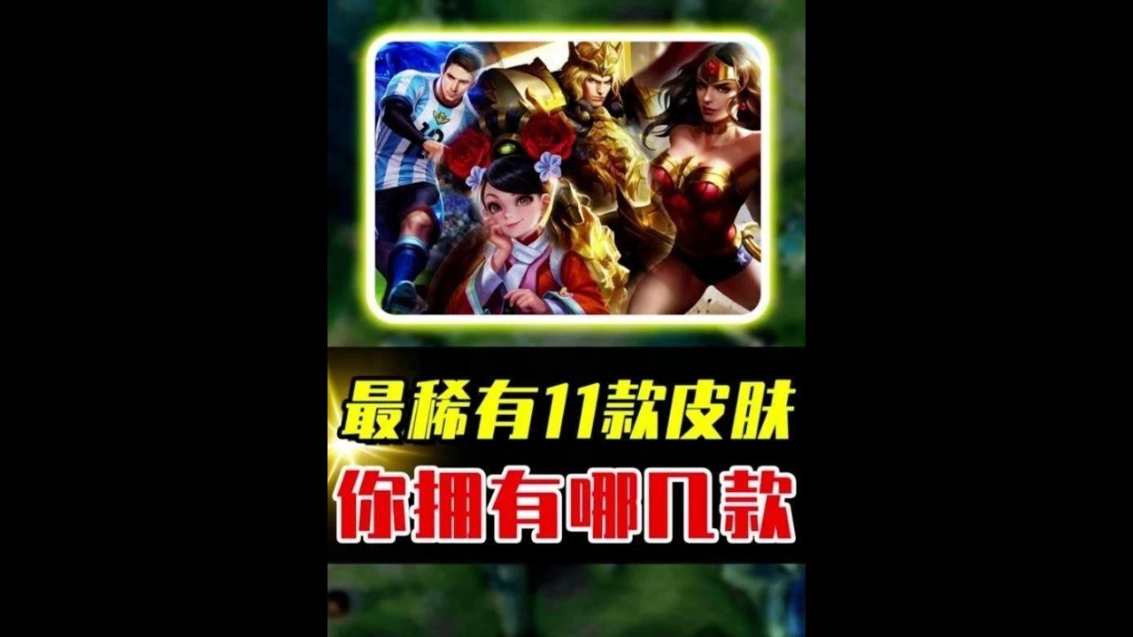 王者最稀有11款皮肤，贵10也不一定全都有！ #acg新春会 #温暖新春 #和我一起看acg新春会 #acg春晚许愿#王者荣耀