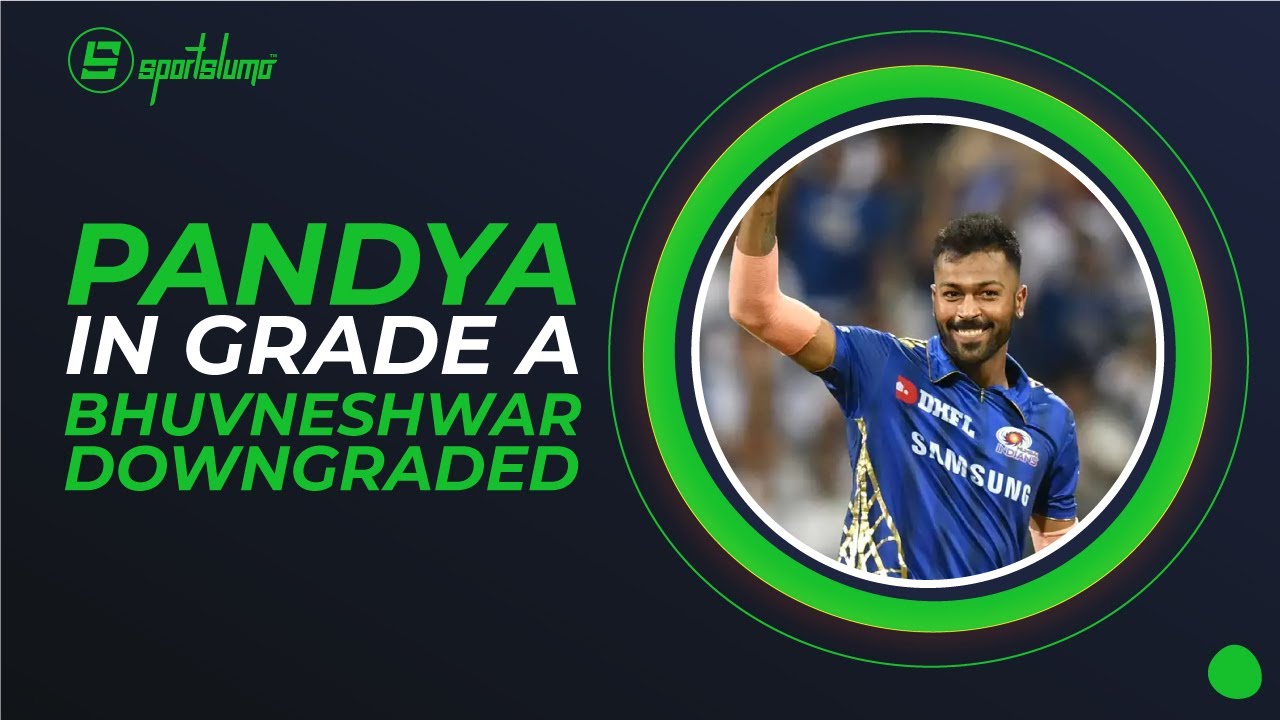 BCCI central contracts: Hardik Pandya earns promotion to Grade A; Bhuvneshwar Kumar downgraded