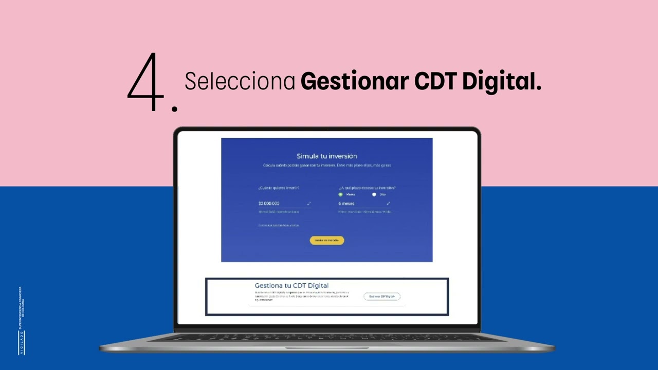 Renueva tu CDT Digital a través del flujo de CDT en nuestra página web