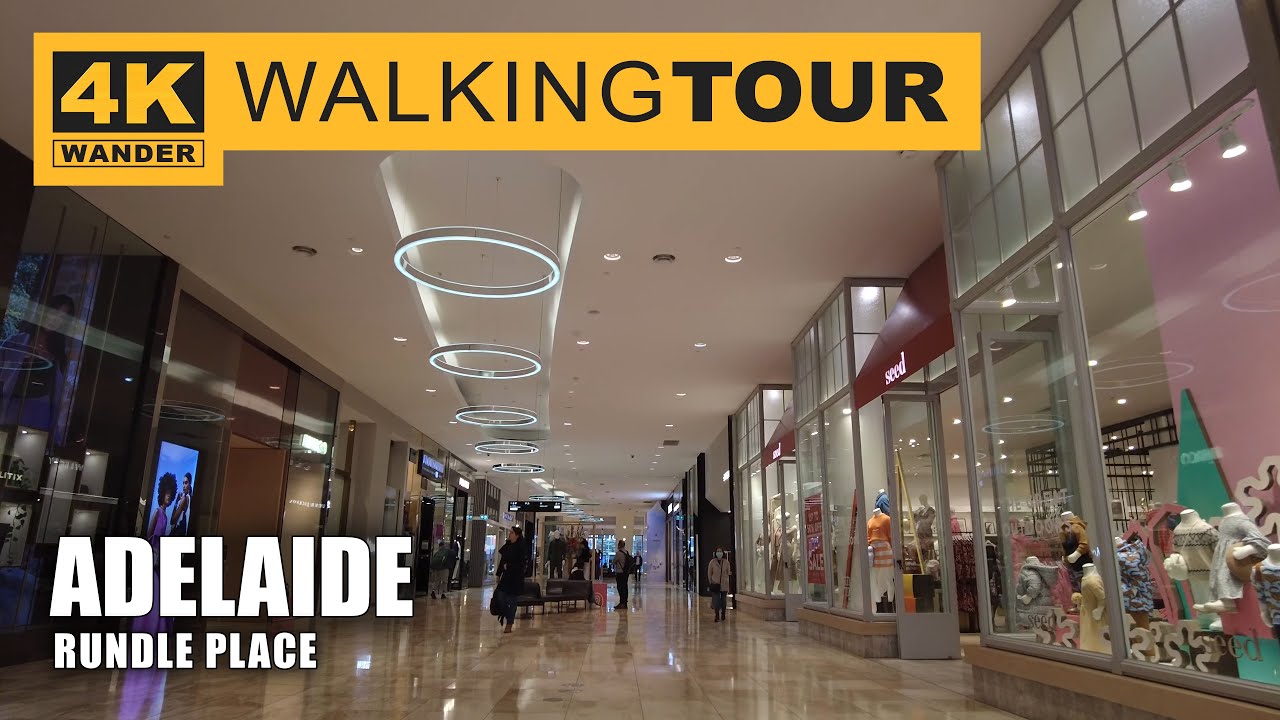 Rundle Place Walking Tour in Adelaide, Australia (4K 60fps)