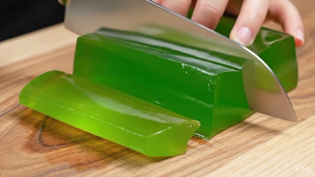 🍏 사과 젤리 자르기 🍎 cutting apple jelly cutting  #ai #aiart #asmr #asmrsounds