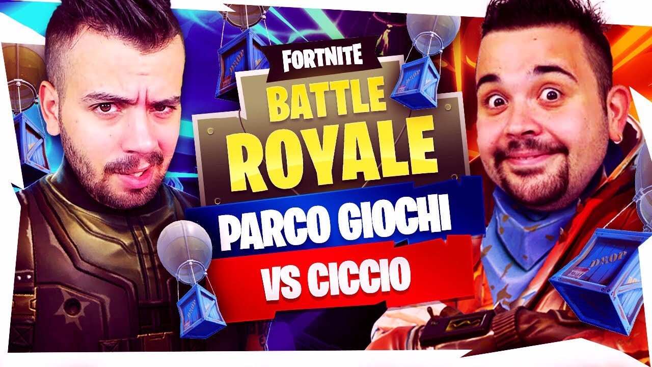 CICCIOGAMER89 vs GABBO SU PARCO GIOCHI - FORTNITE