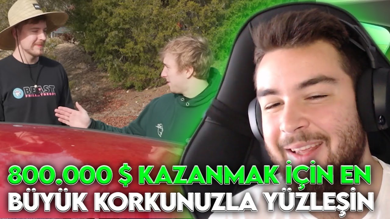 H1vezZz 800.000 $ Kazanmak İçin En Büyük Korkunuzla Yüzleşin İzliyor (@MrBeast)
