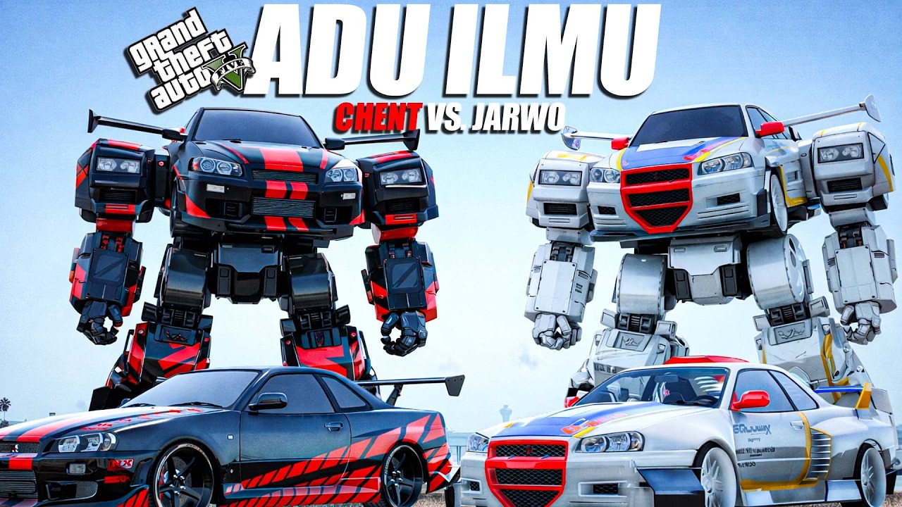 ADU KEKUATAN MELAWAN MASTER! SANG PENEMU ROBOT DI GTA V ROLEPLAY!!!