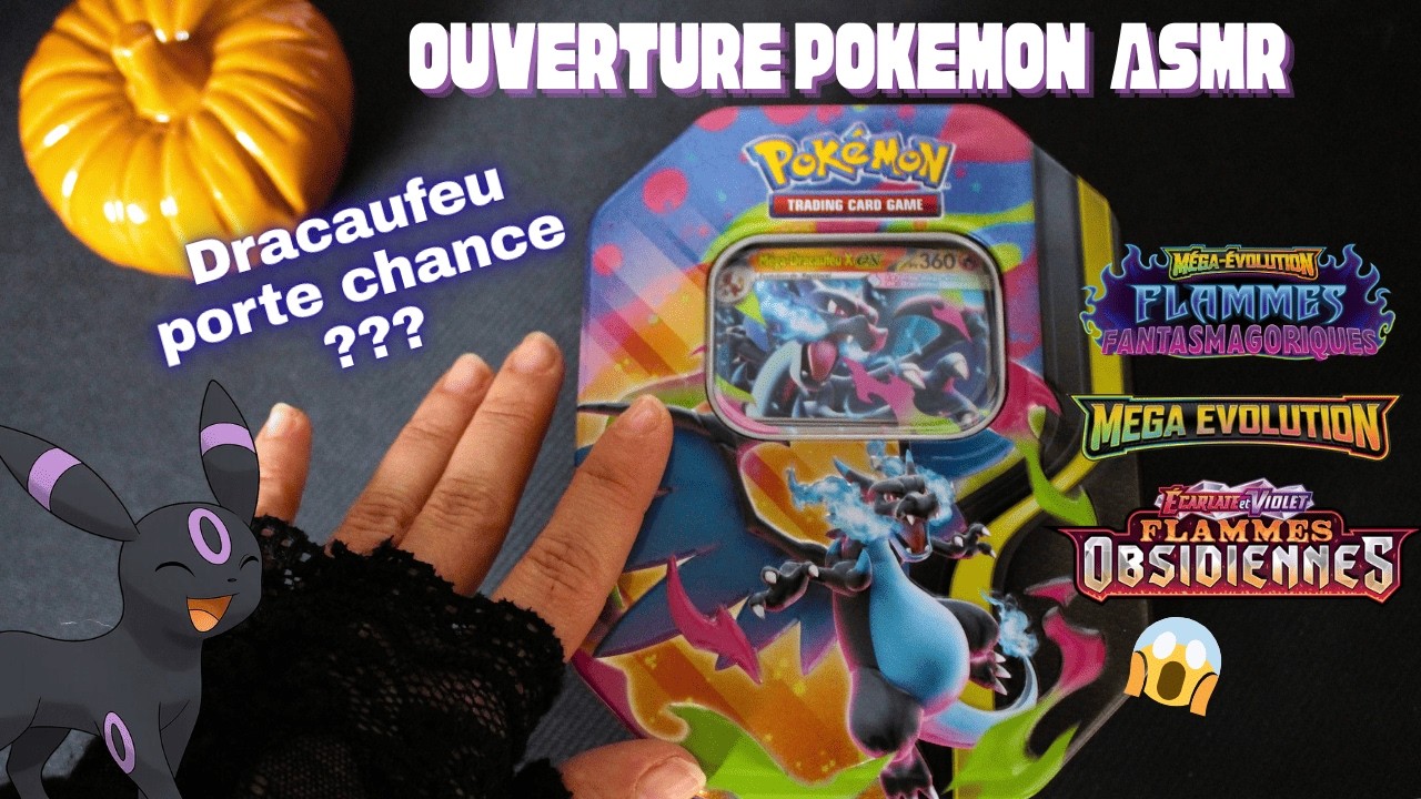 ASMR Pokémon ✨ La nouvelle Pokébox Dracaufeu est magnifique, mais est-ce qu'elle drop ? 🧐