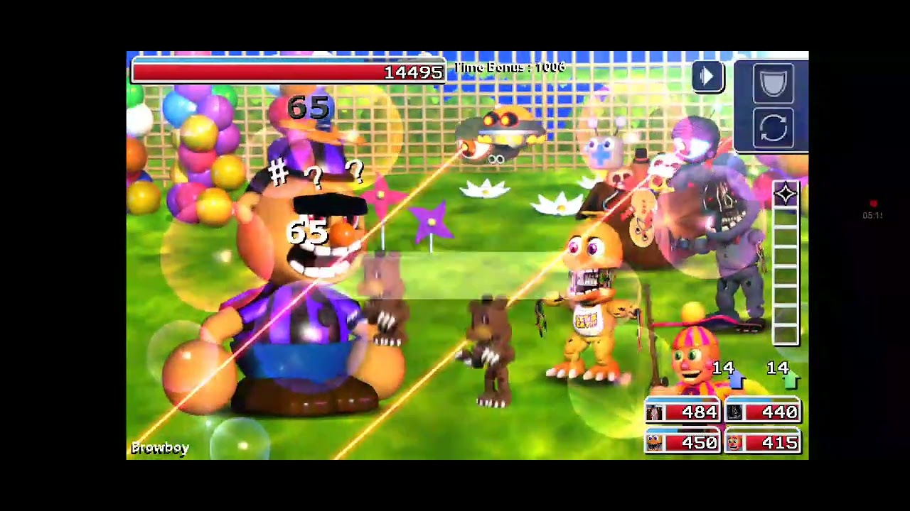 Playing fnaf world refreshed part2