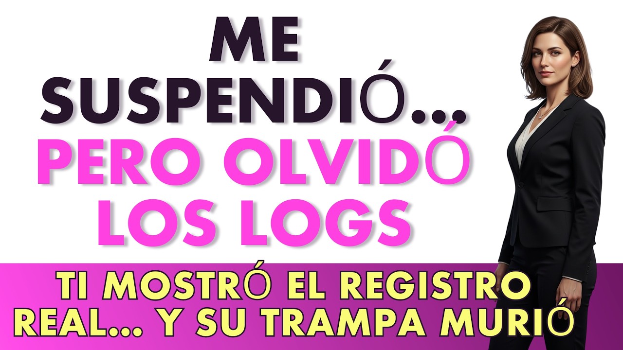 El director interino me suspendió… hasta que TI mostró el registro de accesos