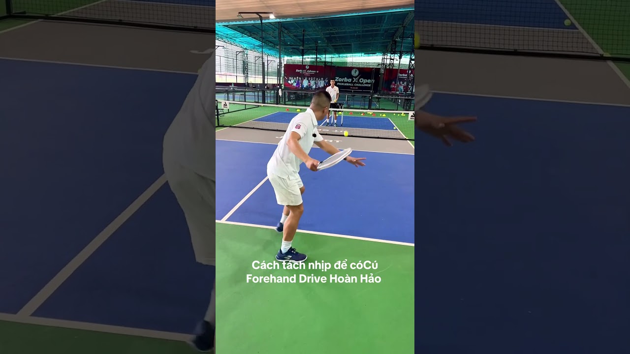 C&aacute;ch t&aacute;ch nhịp để c&oacute;C&uacute; Forehand Drive Ho&agrave;n Hảo  #Manhseven  #pickleball #pocpoc