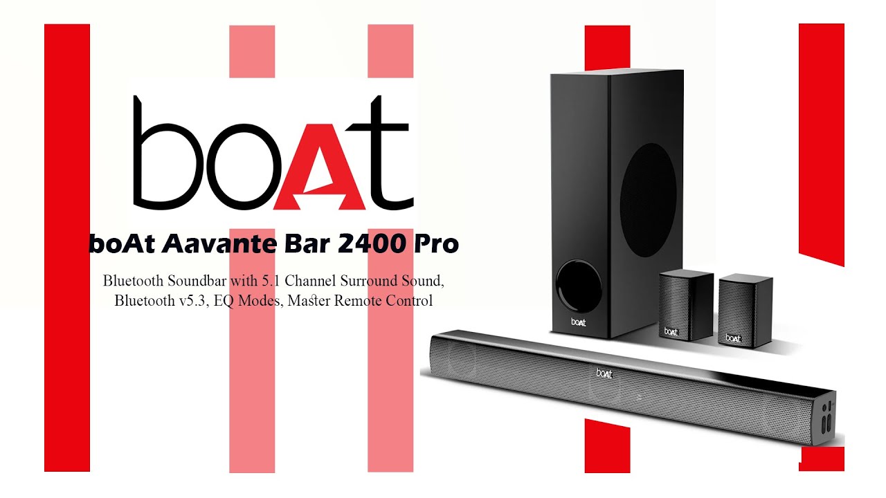 boAt Aavante Bar 2400 Pro | Bluetooth Soundbar | latest boat soundbar |mobile to soundbar connect