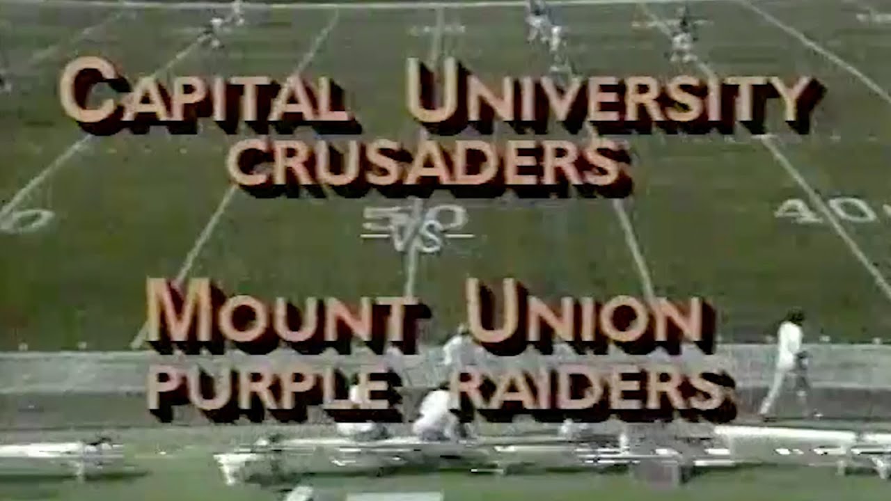 Athletics: Mount Union vs Capital | 10/1/1988 | Full Game