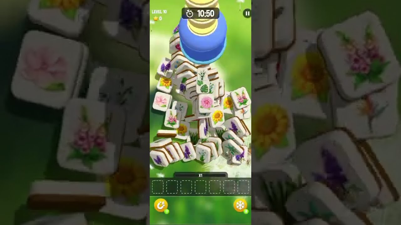 Zen Blossom vs Mahjong Blossom | Blossom Flower Gameplay