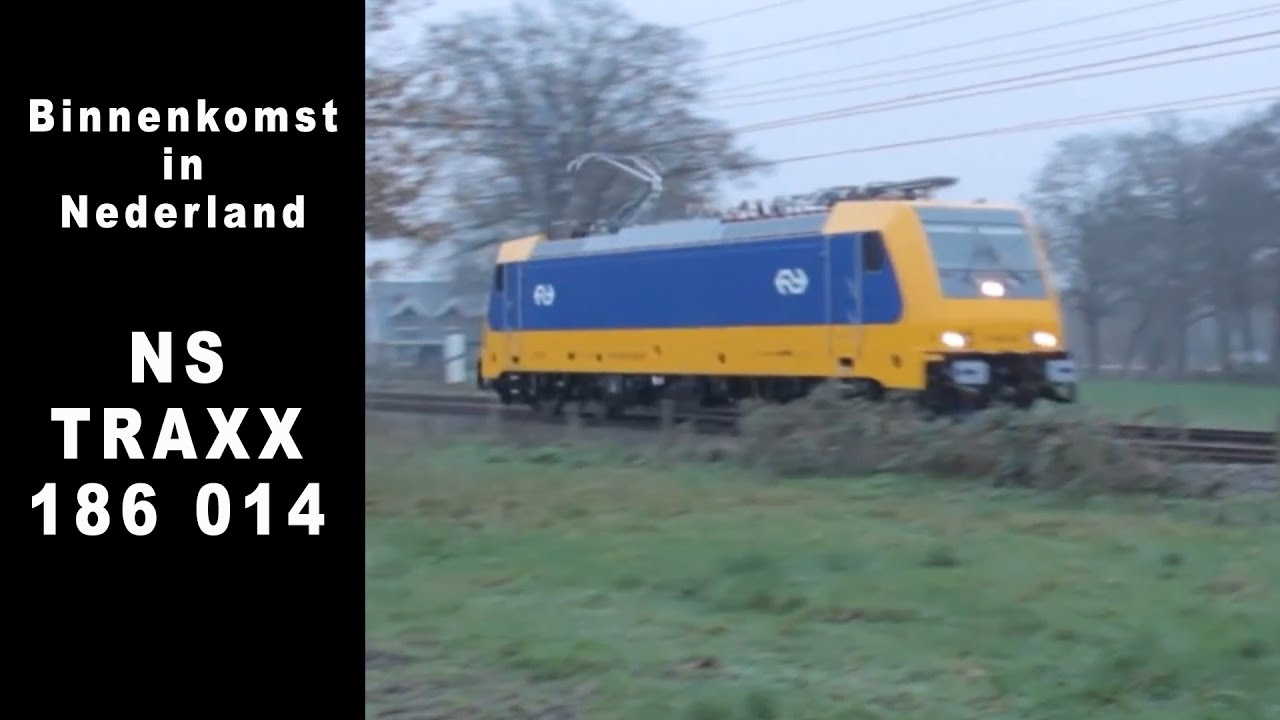 Nieuwe NS locomotief TRAXX 186 014.