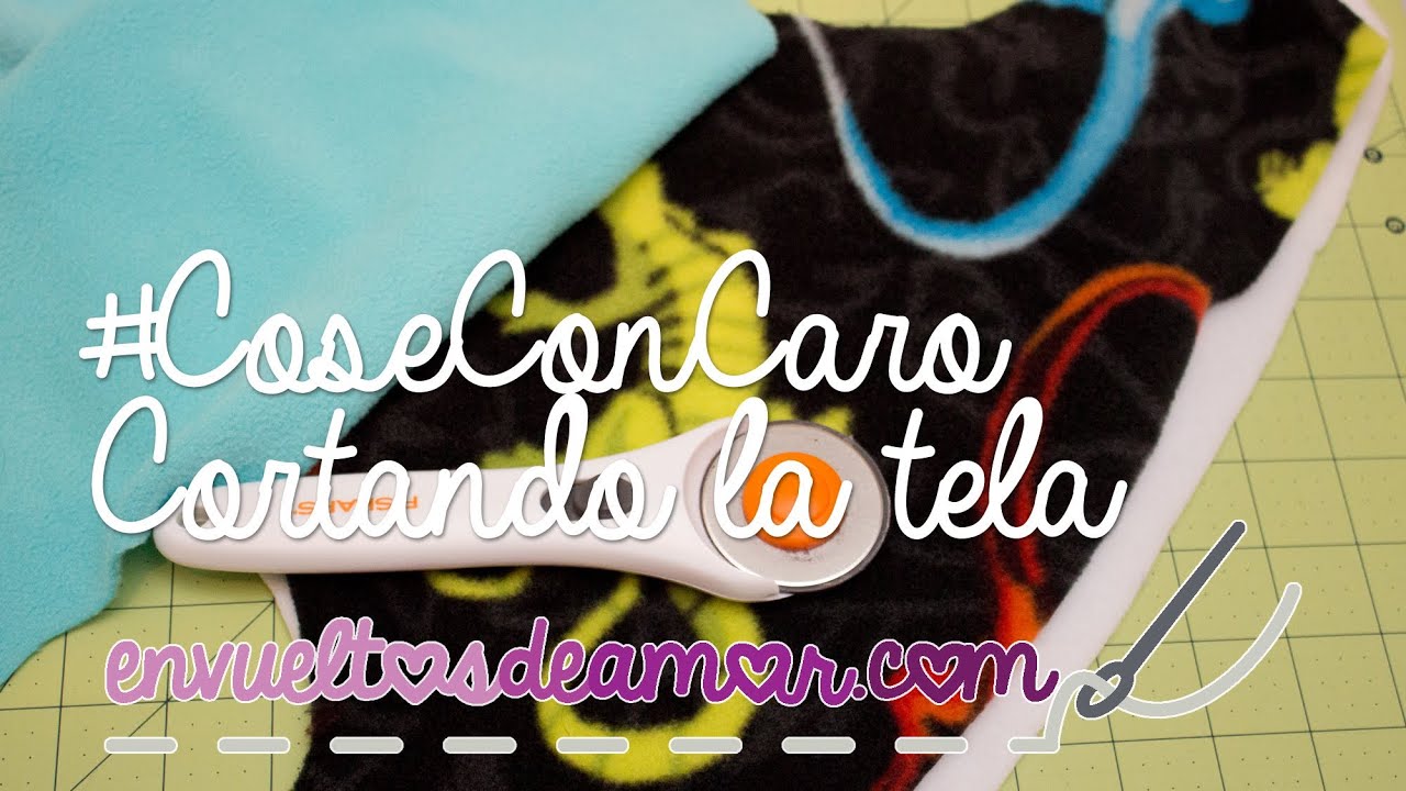 #CoseConCaro - AHN - 3. Cortando la tela  ¿Comó hacer un pañal de tela nocturno?