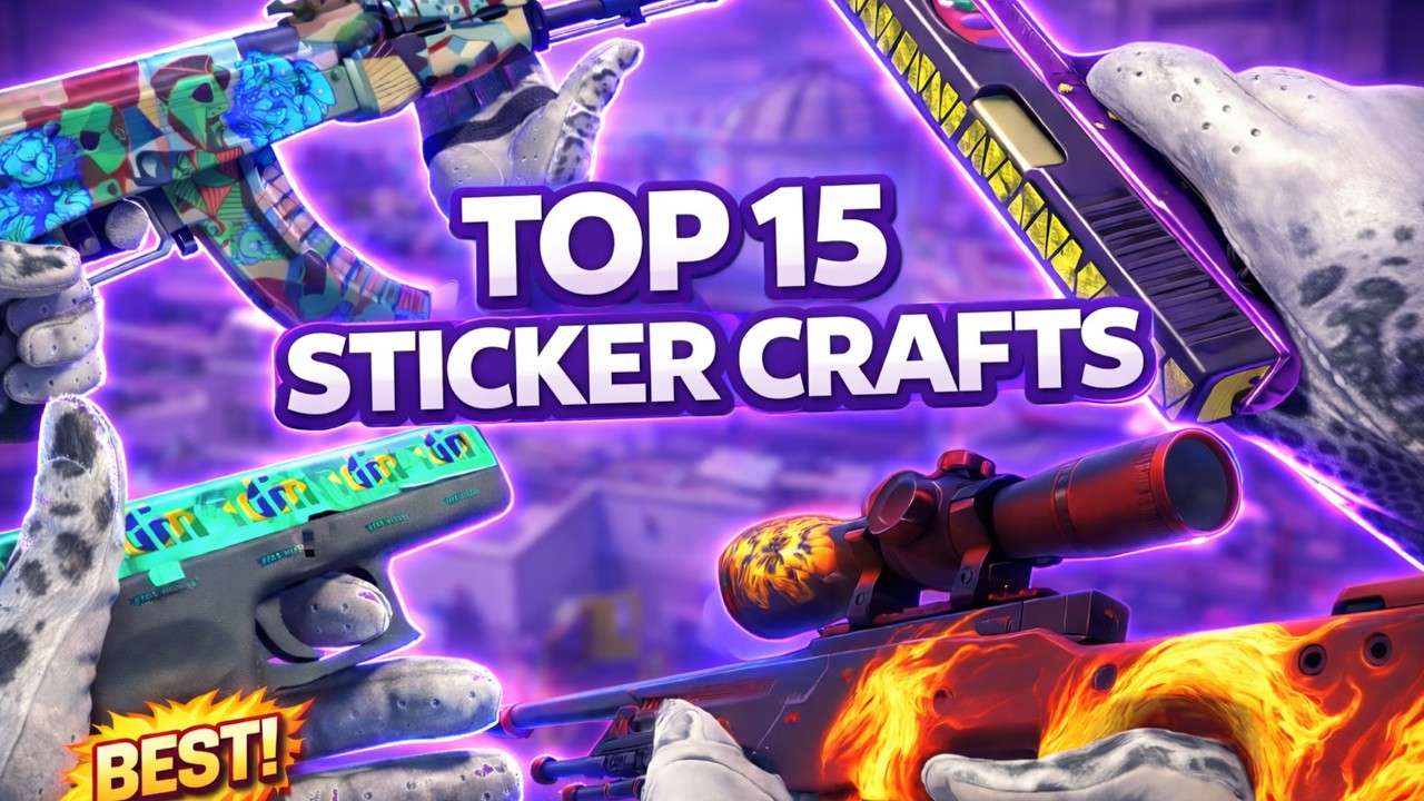 Top 15 CS2 Sticker Crafts (2026)
