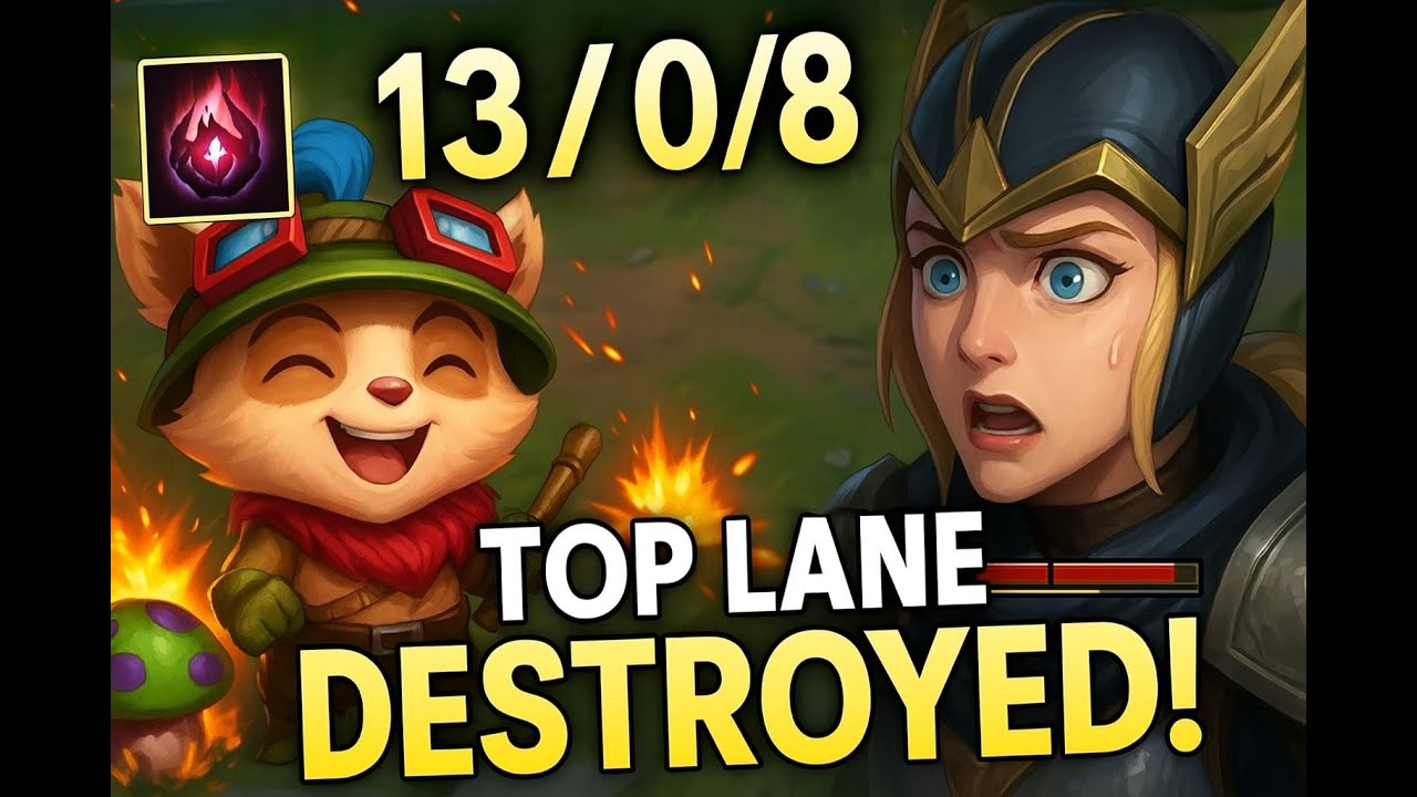 Teemo vs Quinn TOP LANE: 13/0/8 DARK HARVEST STOMP! 🔥 | Quinn Can’t Play