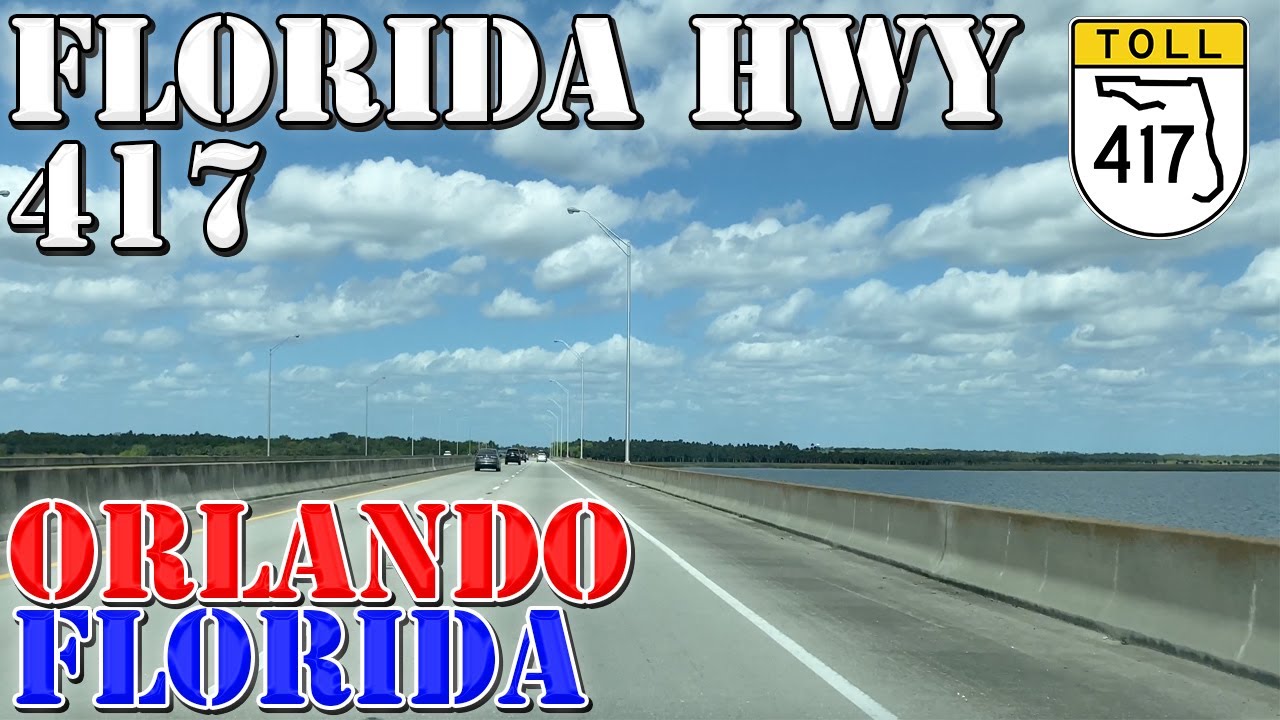 FL-417 North - Orlando - Florida - 4K Highway Drive
