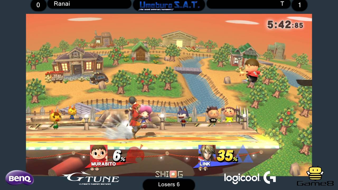 Umebura S.A.T. LB6 Ranai vs T - スマブラWiiU 大会