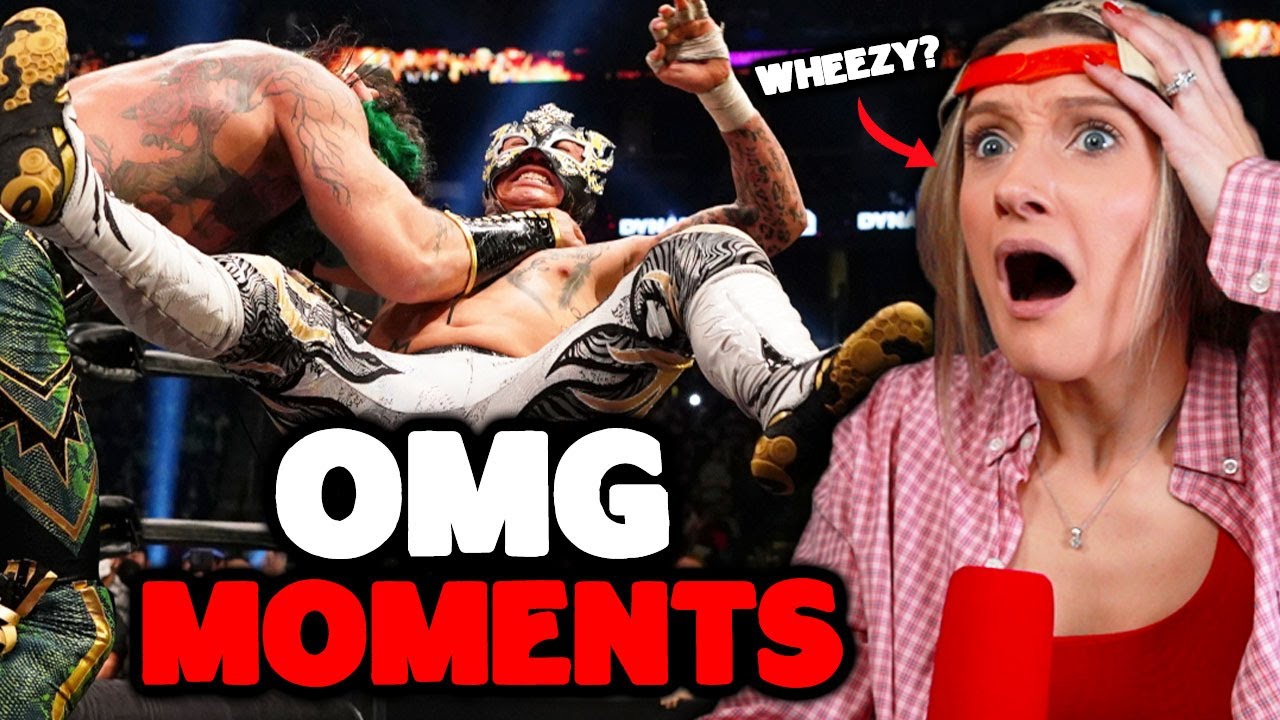 WHEEZEWOMAN!?! OMG MOMENTS - CRAZIEST Pro Wrestling Moves 19  ft. @wheezyblonde