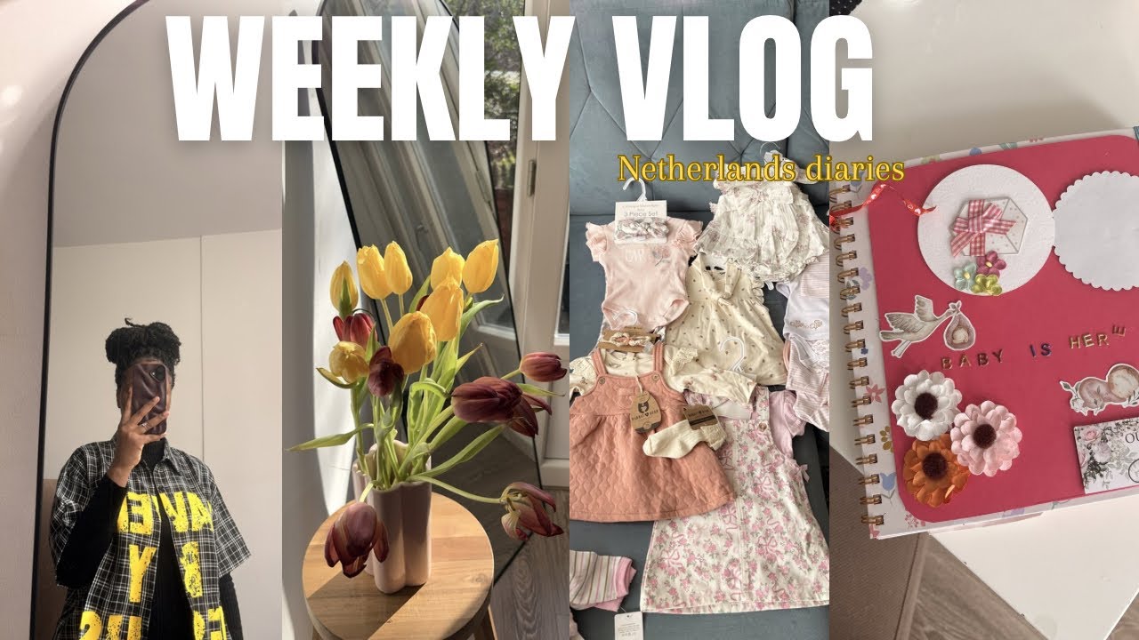 #weeklyvlog : housewife diaries,more baby gifts, passed my Dutch exam | ZIMBABWEAN YOUTUBER 🇿🇼|