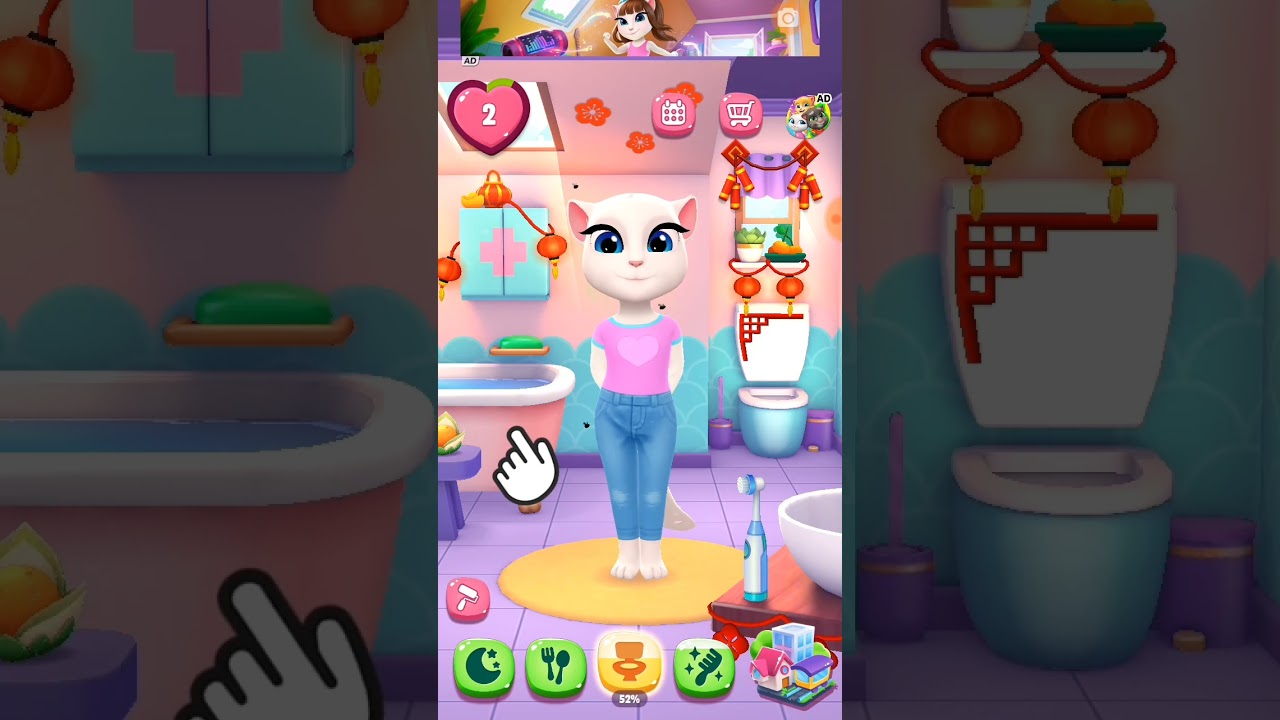 Jogando Talking Angela 2