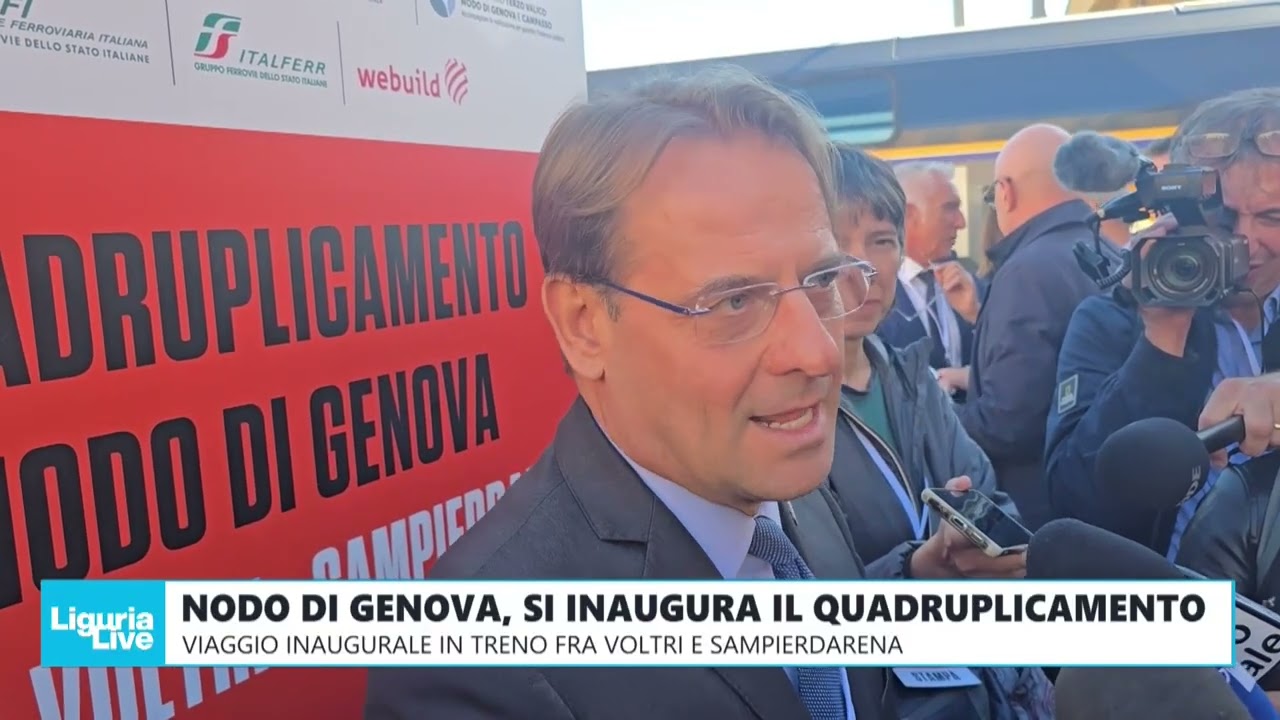 Attivato il quadruplicamento fra Sampierdarena e Voltri: treni più regolari e più veloci