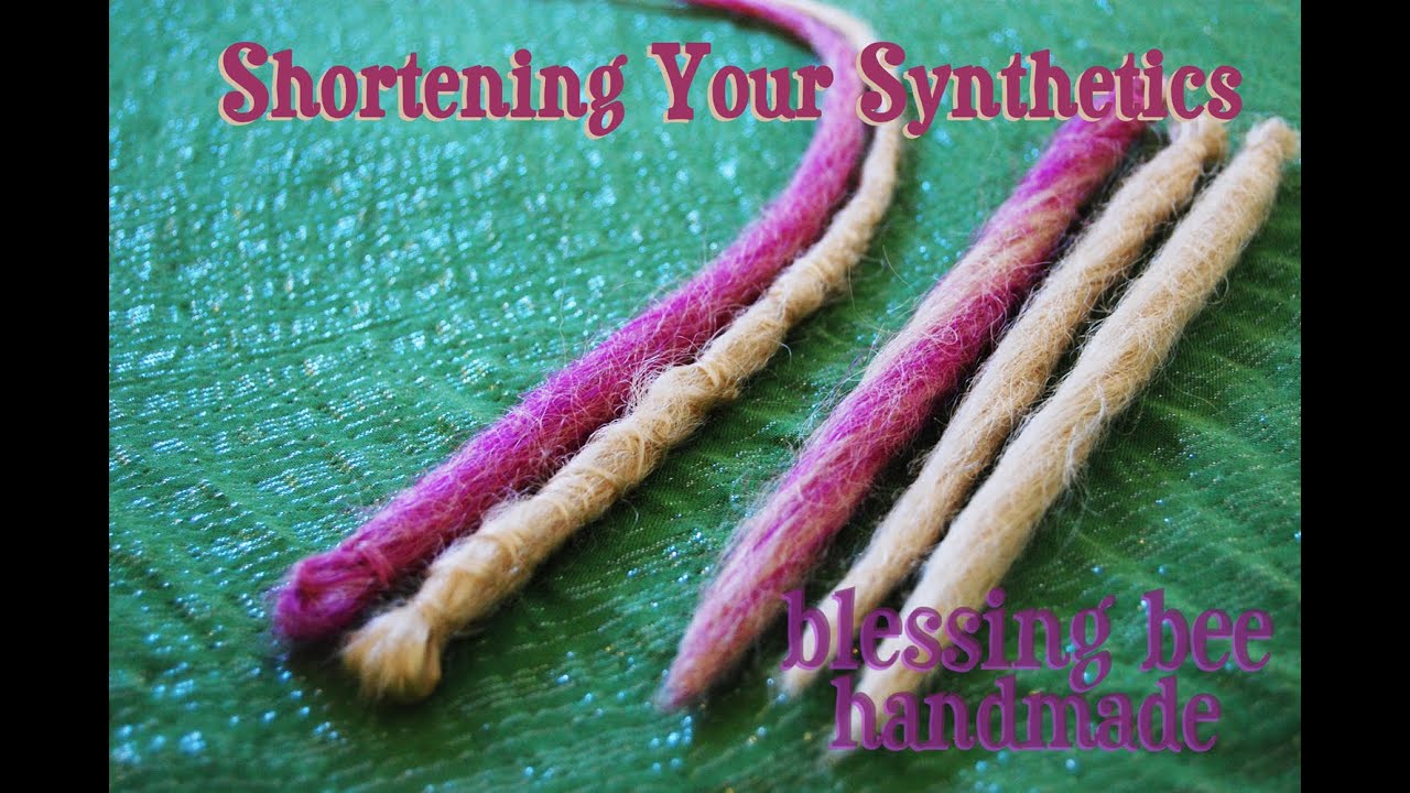 How to Shorten Your Synthetic Dreads// with Blessing Bee Handmade