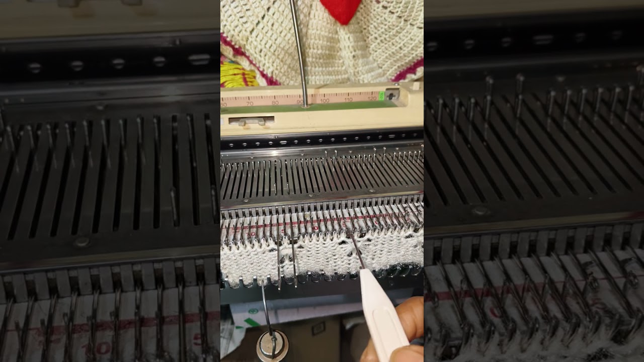 Single Design on Knitting Machine | Step-by-Step Tutorial