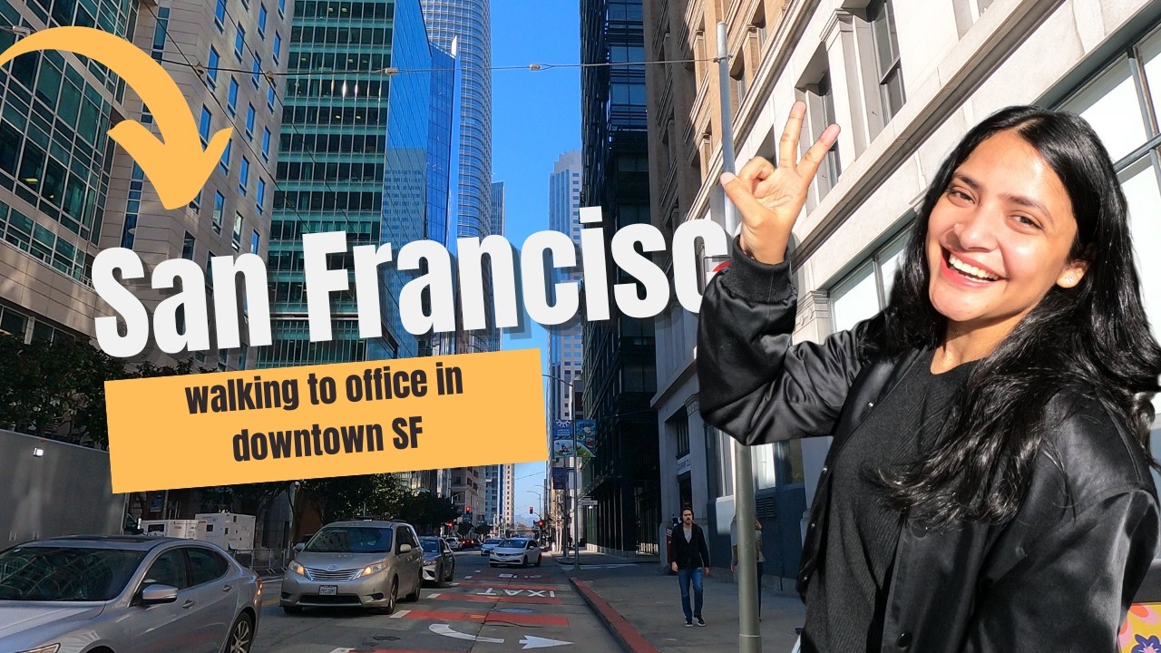 Walk through the streets of downtown San Francisco. Sights and sounds.