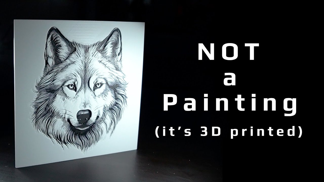 Is 2D Printing The New 3D Printing? Filament Painting With HueForge + MidJourney AI