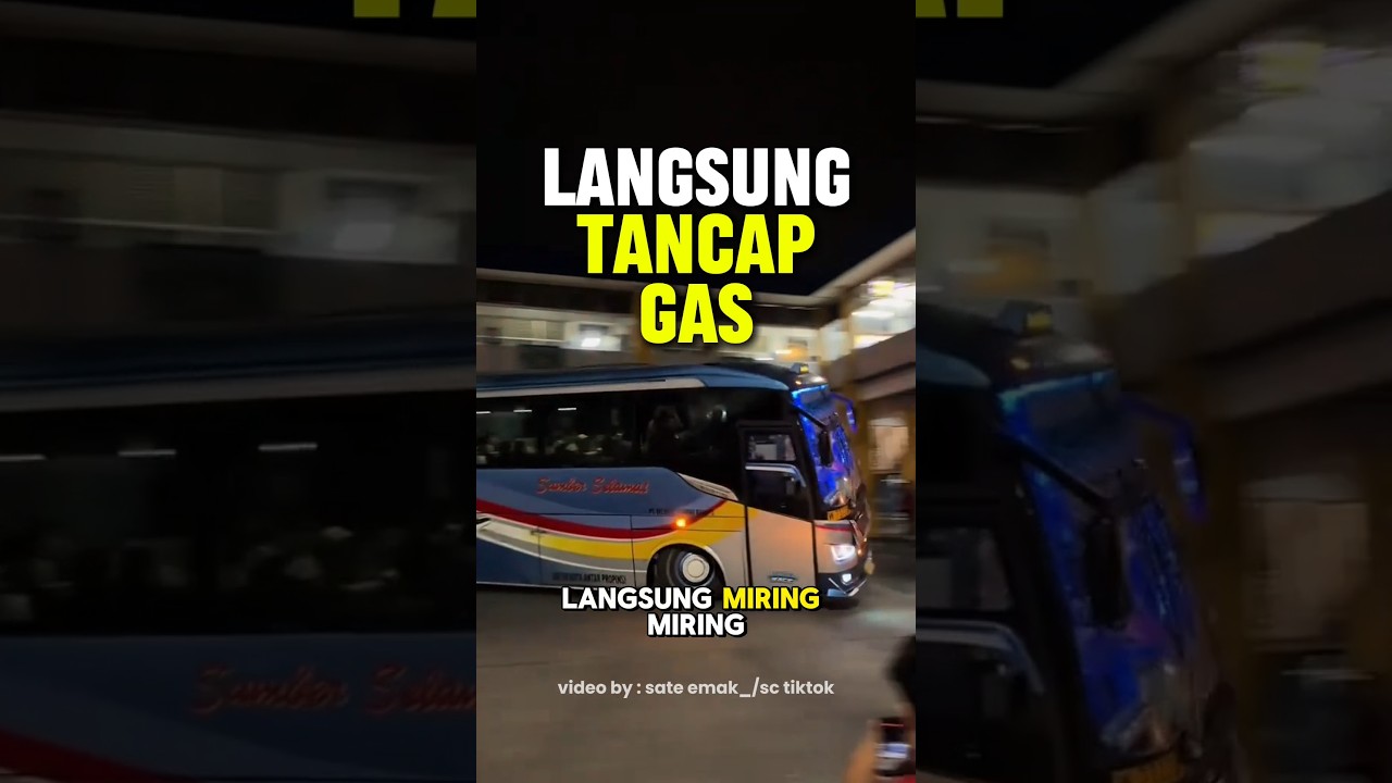 BUS SUMBER SELAMAT AKTOR MIRING #shortsfeed #shorts #short #sumberselamat #sumbergroup #sugengrahayu