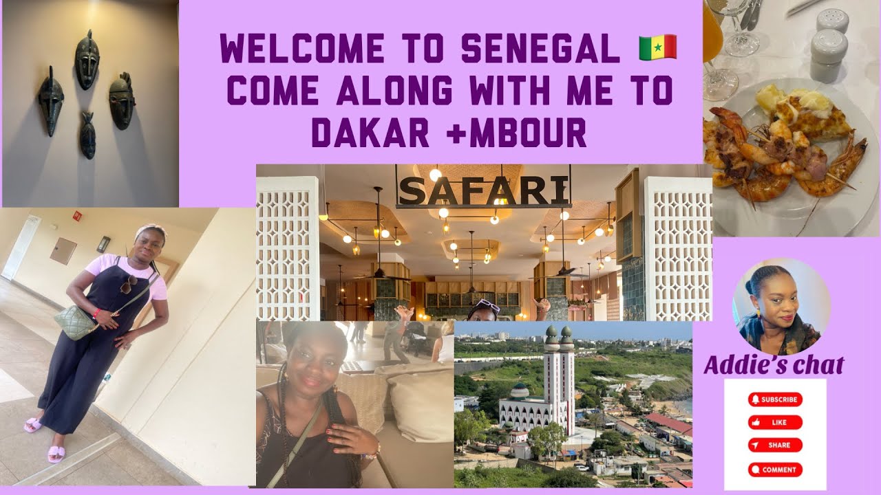 SENEGAL VLOG 🇸🇳 - Dakar, MBour Market, African Renaissance Monument, largest Mosque in Senegal