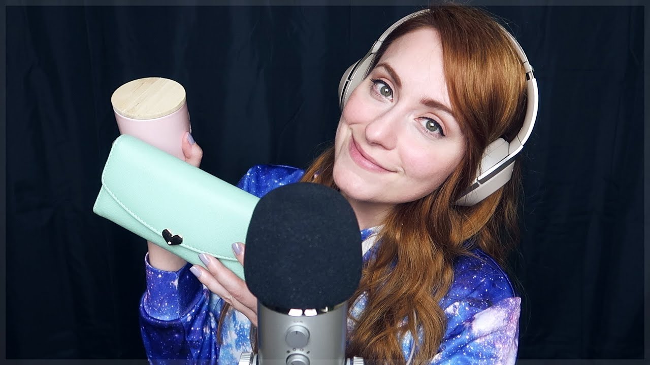 ASMR Relaxing Tapping and Scratching [Soft Whispers]