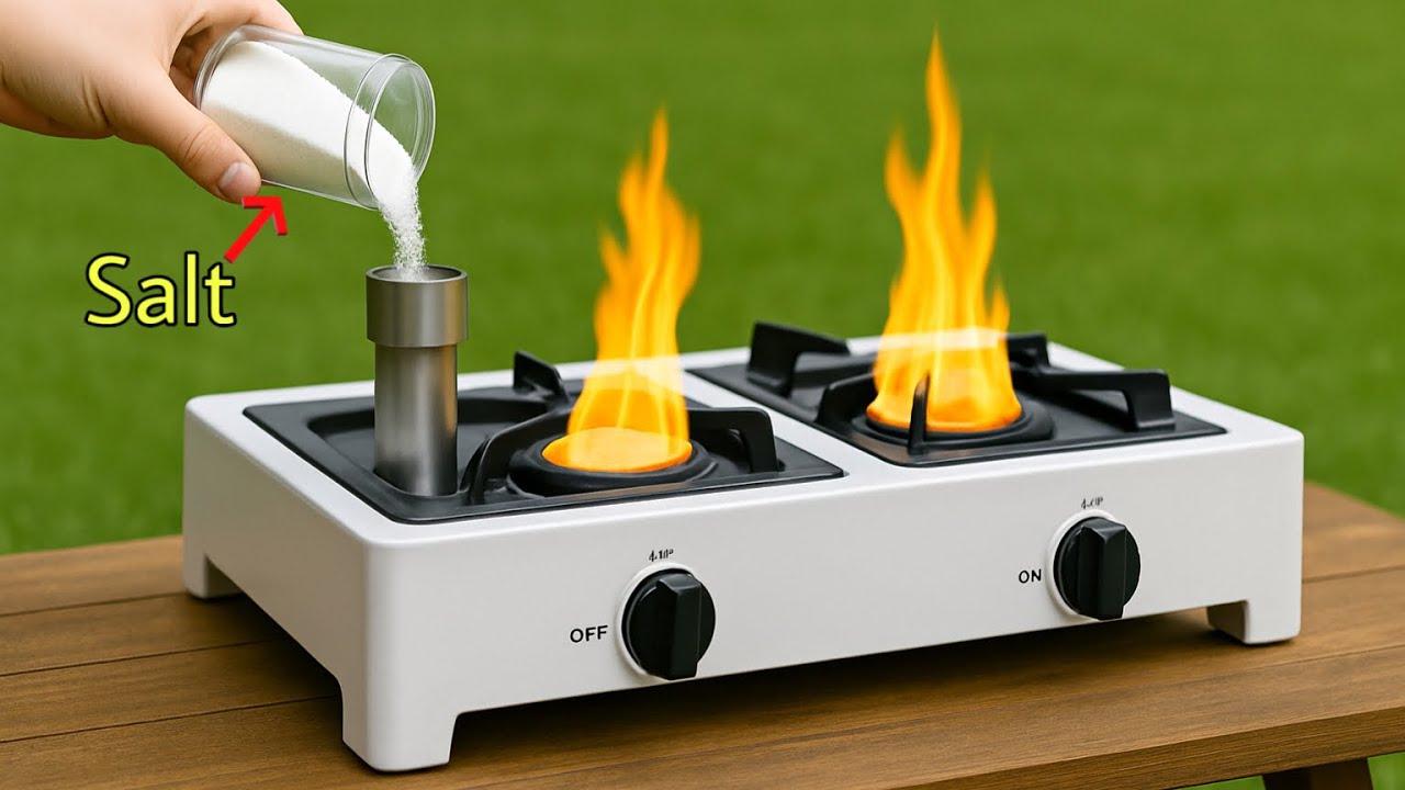 Salt-Powered Stove&hellip; Stop Buying Gas Cylinders, Future Technology 