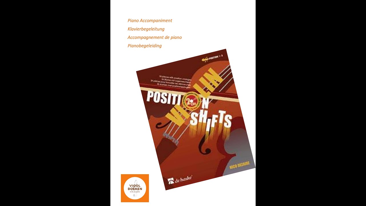 Violin Position Shifts piano accompaniment:  Hungarian Dance, by Nico Dezaire