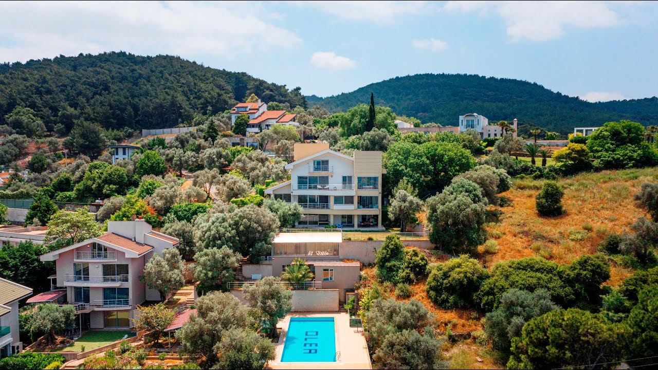 İZMİR  URLA - Deniz Manzaralı &Ouml;zel Mimari Villa( Ev Turu )