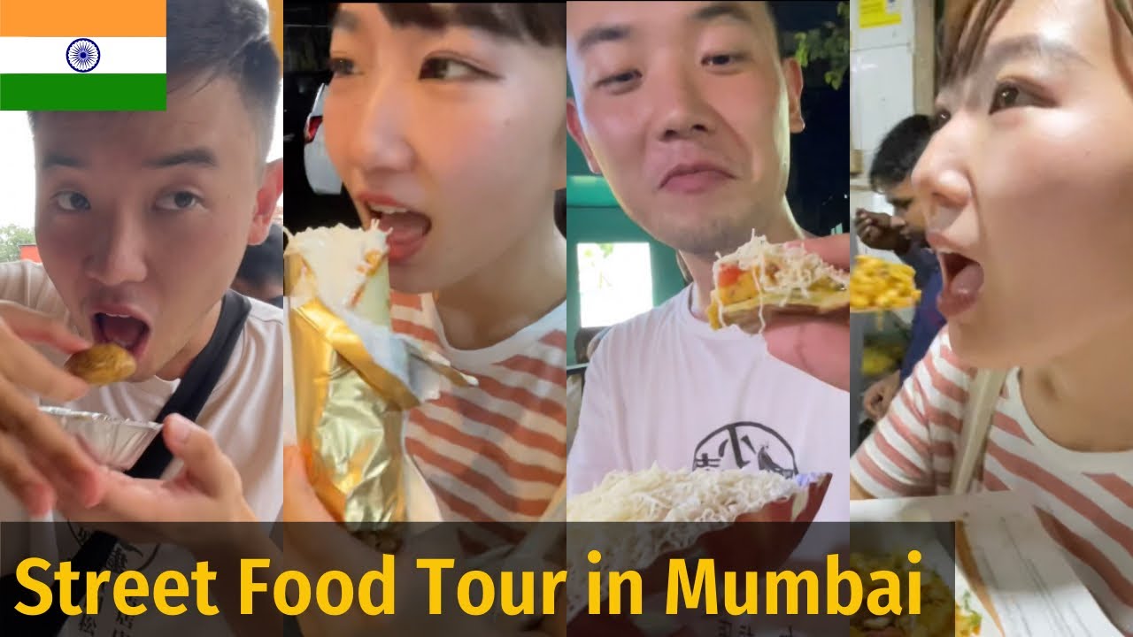 FOREIGNERS TRY MUMBAI'S STREET FOOD