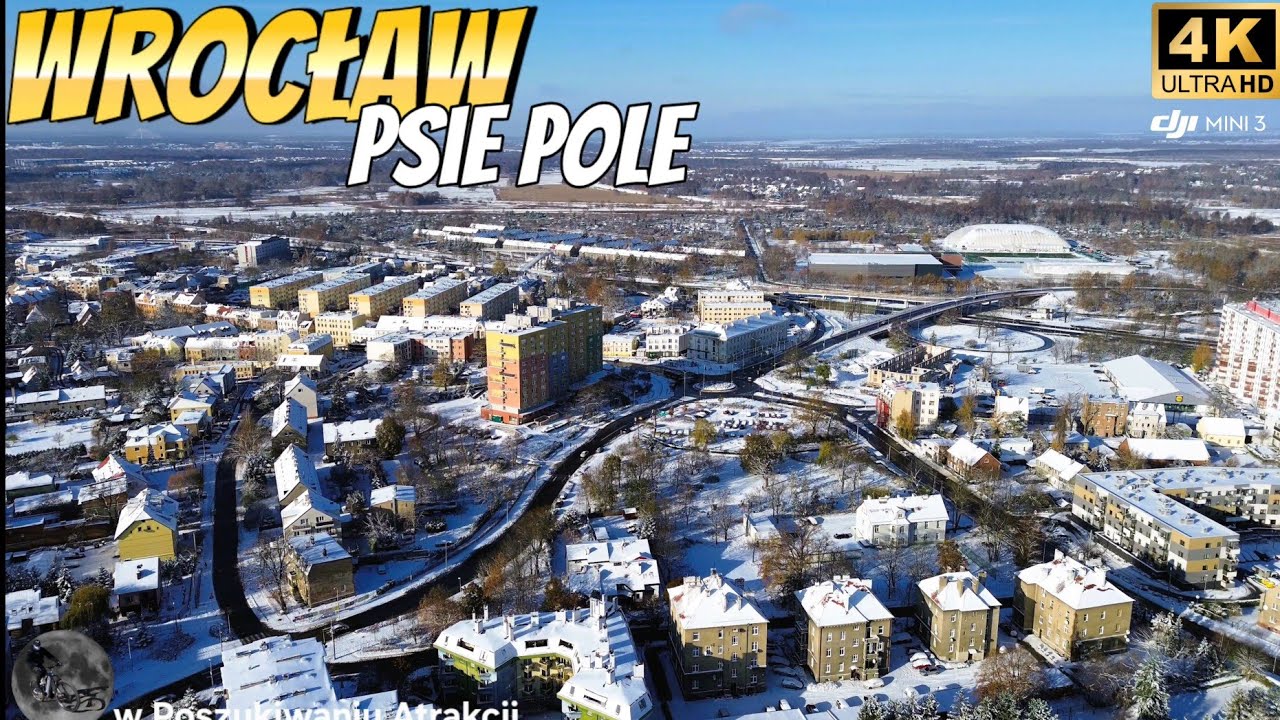 Wrocław Psie Pole ZIMĄ z Drona #djidrone