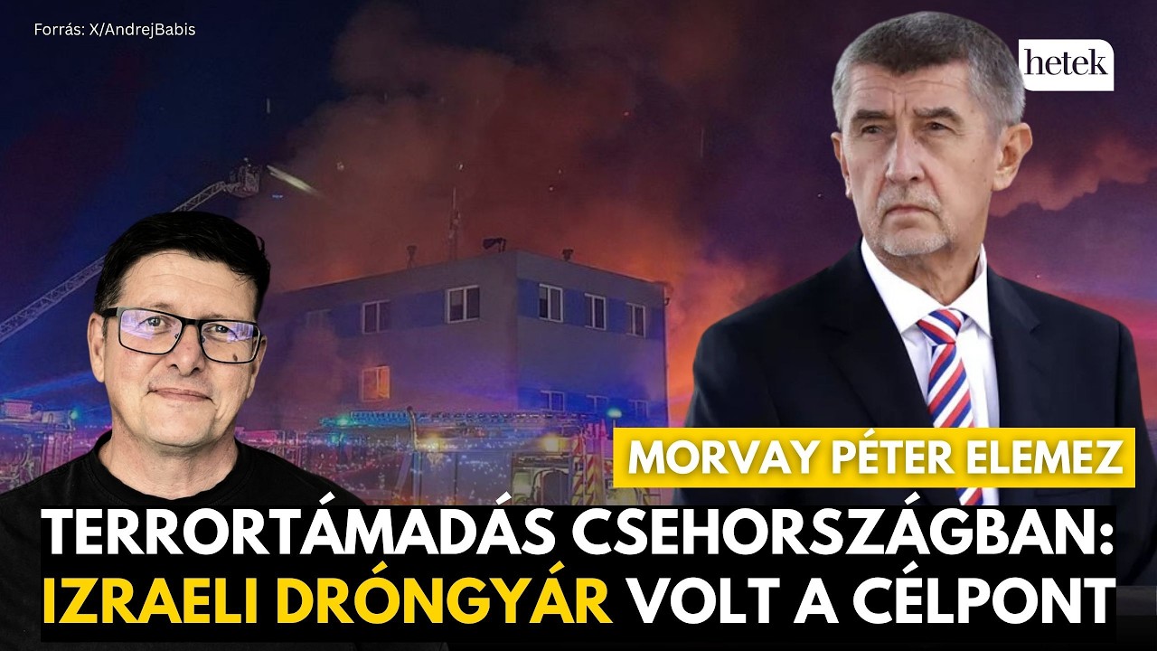 Lángol az izraeli dróngyár: Súlyos terrorcsapás Csehországban, megérkezett az iráni háború Európába