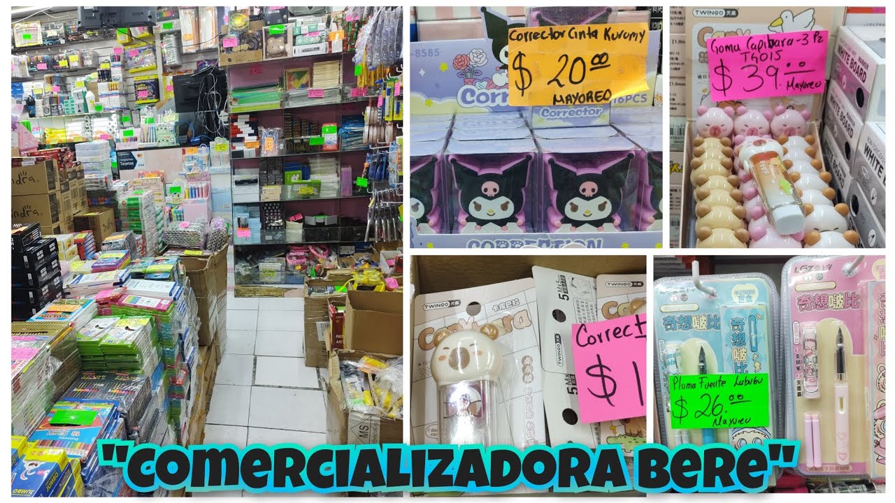 Proveedor de papelería kawaii premium y herramientas/ Comercializadora BERE