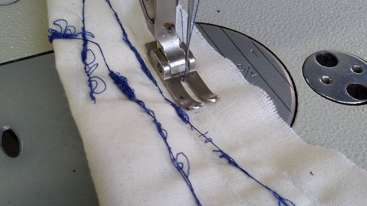 Ponto da M&aacute;quina de costura frouxo? (aprenda a regular o ponto da m&aacute;quina).