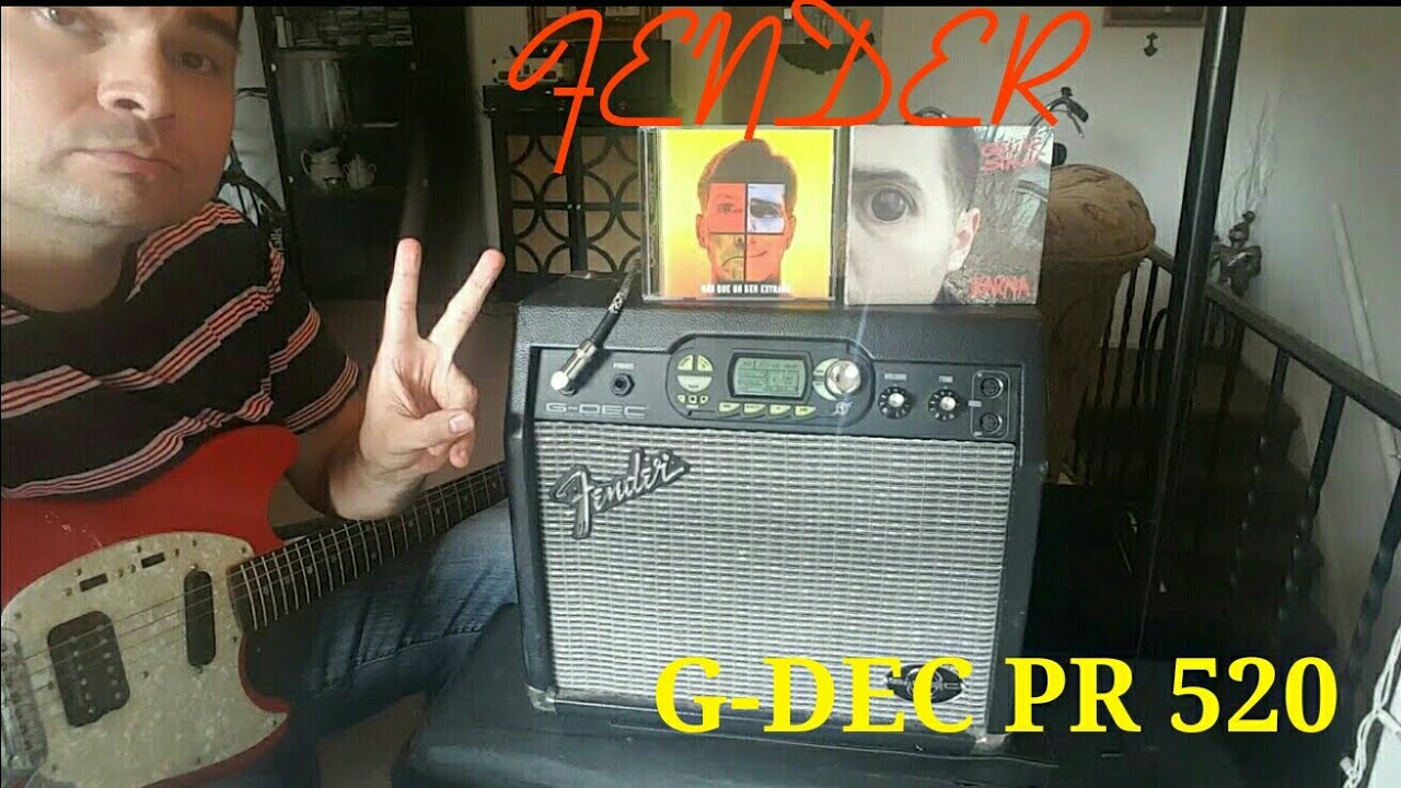 COMO CONFIGURAR UN FENDER G-DEC GUITAR AMP