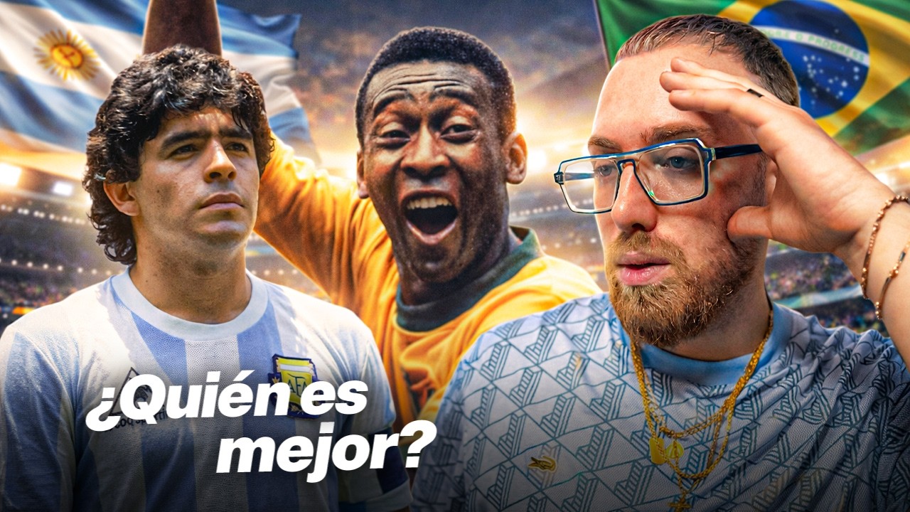 ESPAÑOL DEMUESTRA POR QUÉ MARADONA ES MEJOR QUE PELÉ Y POR QUÉ EL BRASILEÑO NO JUGARÍA EN EL S.XXI