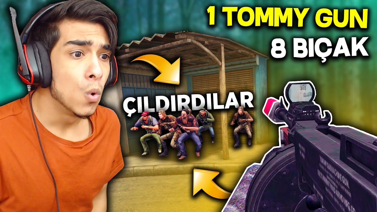 1 TOMMY GUN VS 8 BICAK  (STRON ÇILDIRDI) HİLE UYARISI ALDIM - ZULA