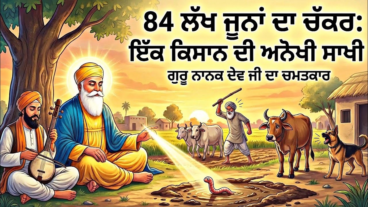 84 ਲੱਖ ਜੂਨਾਂ ਦਾ ਚੱਕਰ - ਇਕ ਕਿਸਾਨ ਦੀ ਅਨੋਖੀ ਸਾਖੀ || Guru Nanak Dev Ji Katha || Guru Nanak Dev Ji 