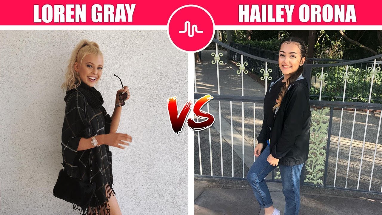 Loren Gray Vs Hailey Orona​ l Epic Battle Musers l Musical.ly Compilation 2018