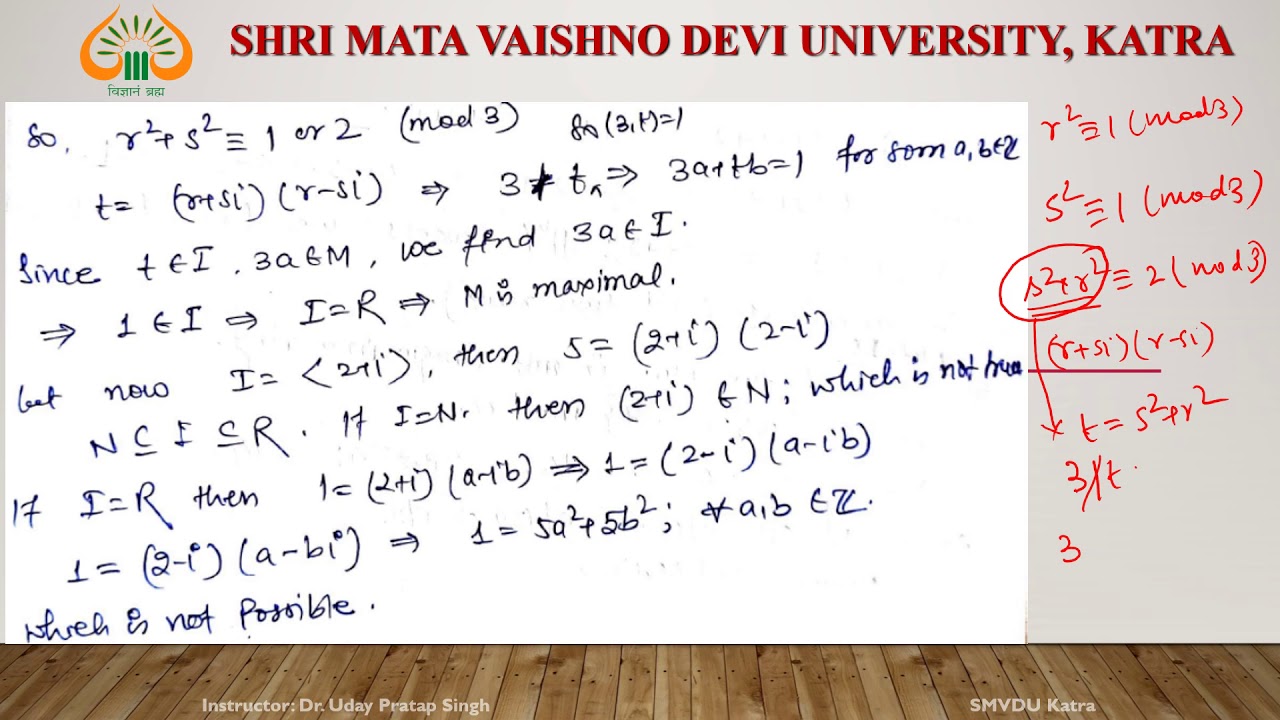 Examples of Factor Ring, Maximal Ideal and Prime Ideals (Abstract Algebra MTL 6051 # 26)