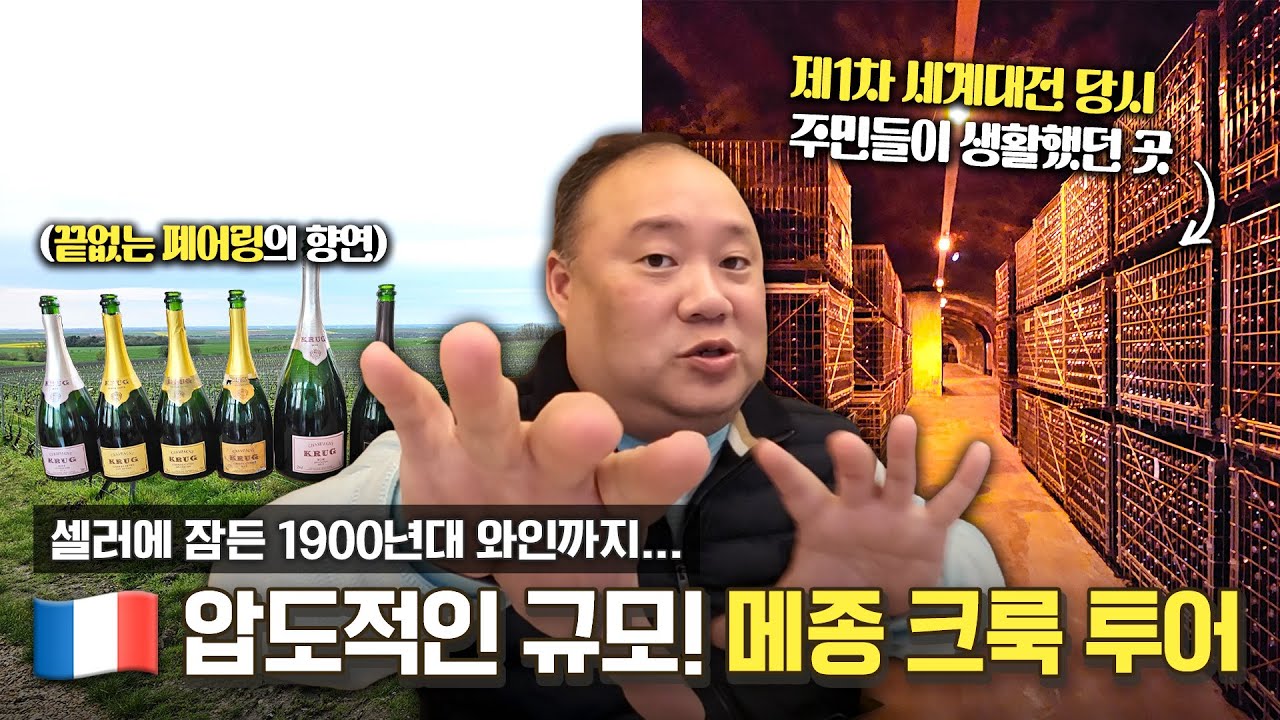 샴페인의 왕이라고 소개한 메종 크룩의 와이너리, 직접 들어가 보여드립니다🍾[EN]ㅣMaison krug