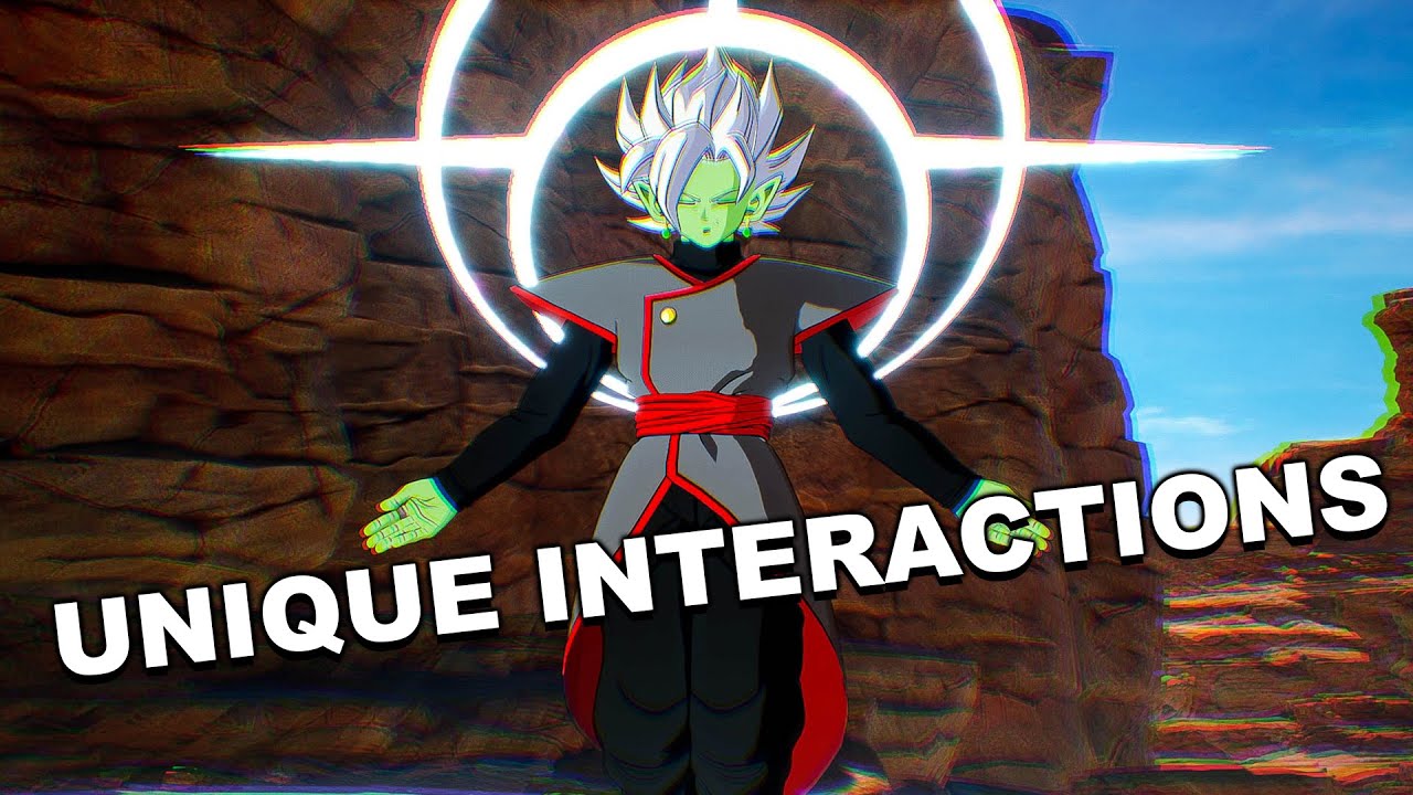 Dragon Ball Sparking Zero — уникальные взаимодействия Fused Zamasu (специальные цитаты)