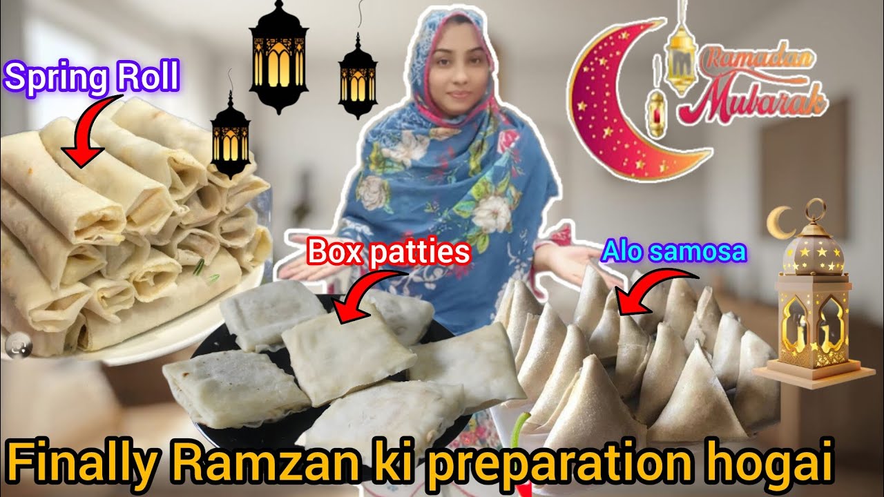 Ramzan Mubarak 🥰 | Finally Ramzan ki preparation hogai itni sari chezen B'nai😋🤗