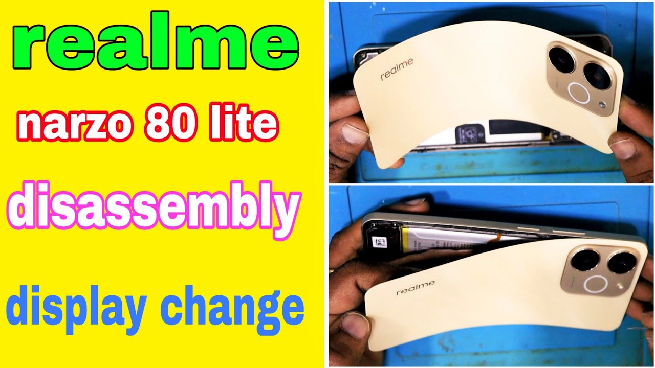 Realme narzo 80 lite disassembly / realme narzo 80 lite back panel open /realme 80 lite combo change